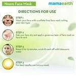 Neem Face Mask with Neem and Tea Tree for Pimples and Zits